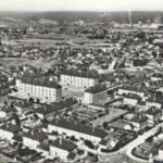 Vieille photo aérienne du quartier Bastié