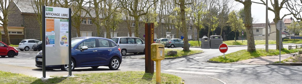 un panneau d'affichage libre