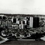 Ancienne photo d'un panorama