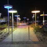 Les nouveaux éclairages de la place Delacroix