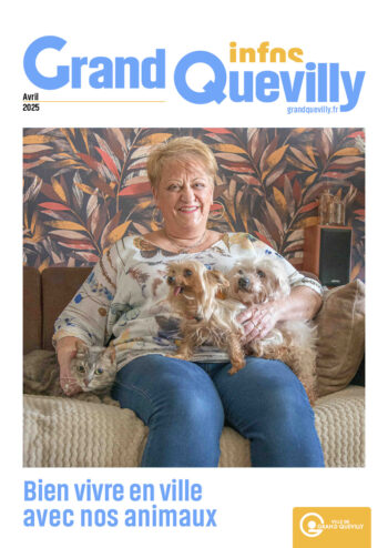 couverture du Grand Quevilly infos d'avril 2025 : bien vivre en ville avec nos animaux