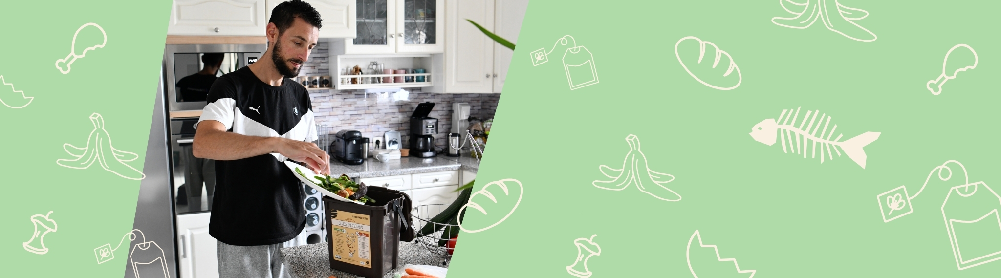 abris-bacs biodéchets - bioseau de la Métropole